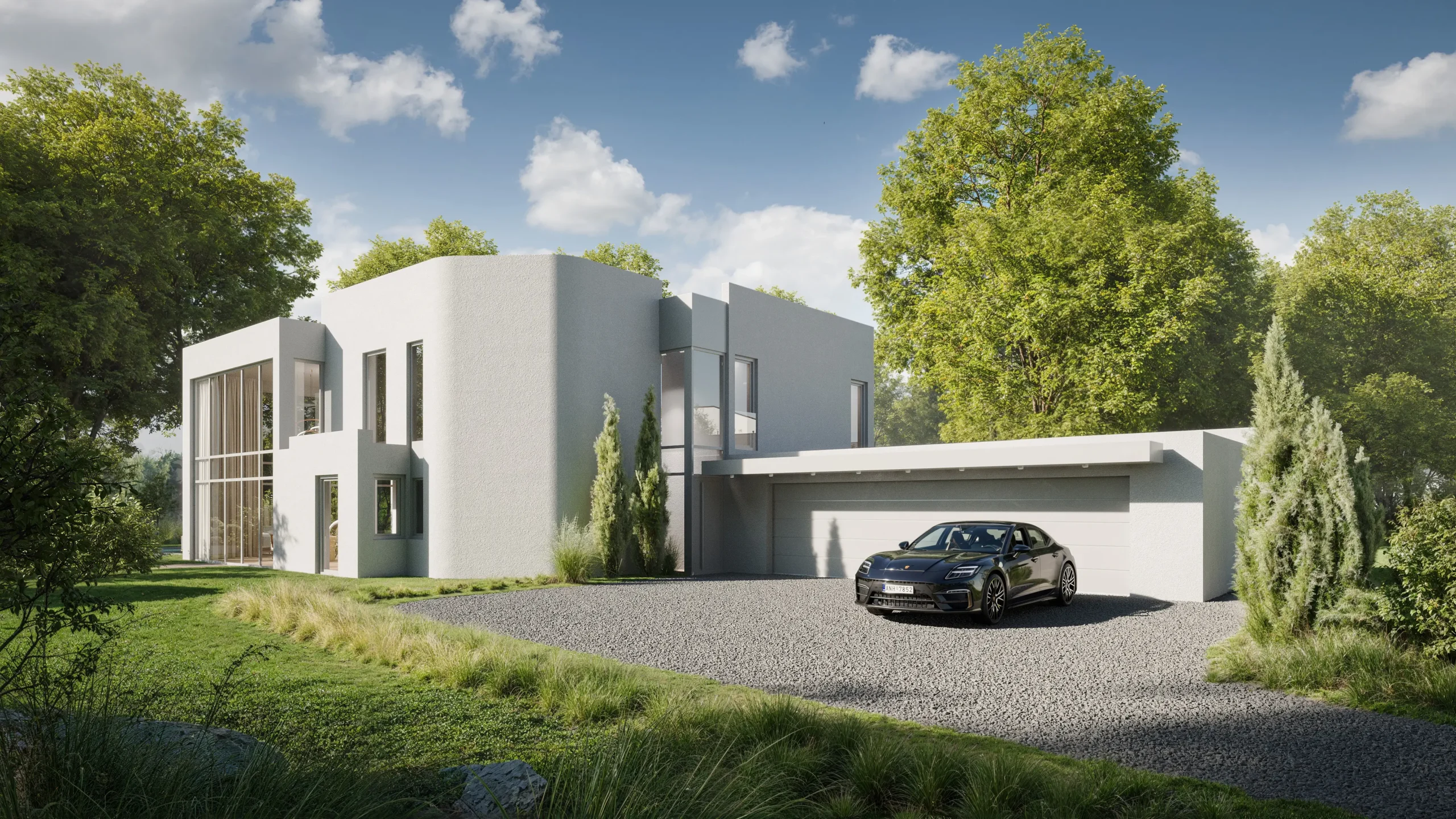 Gaplahatow Residence private villa in Illertissen by Yusuf Onder Architect