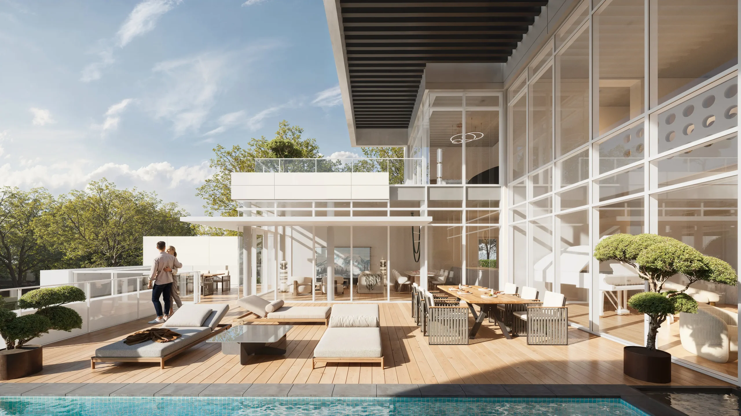Hangelberg Residence contemporary villa project in Senden