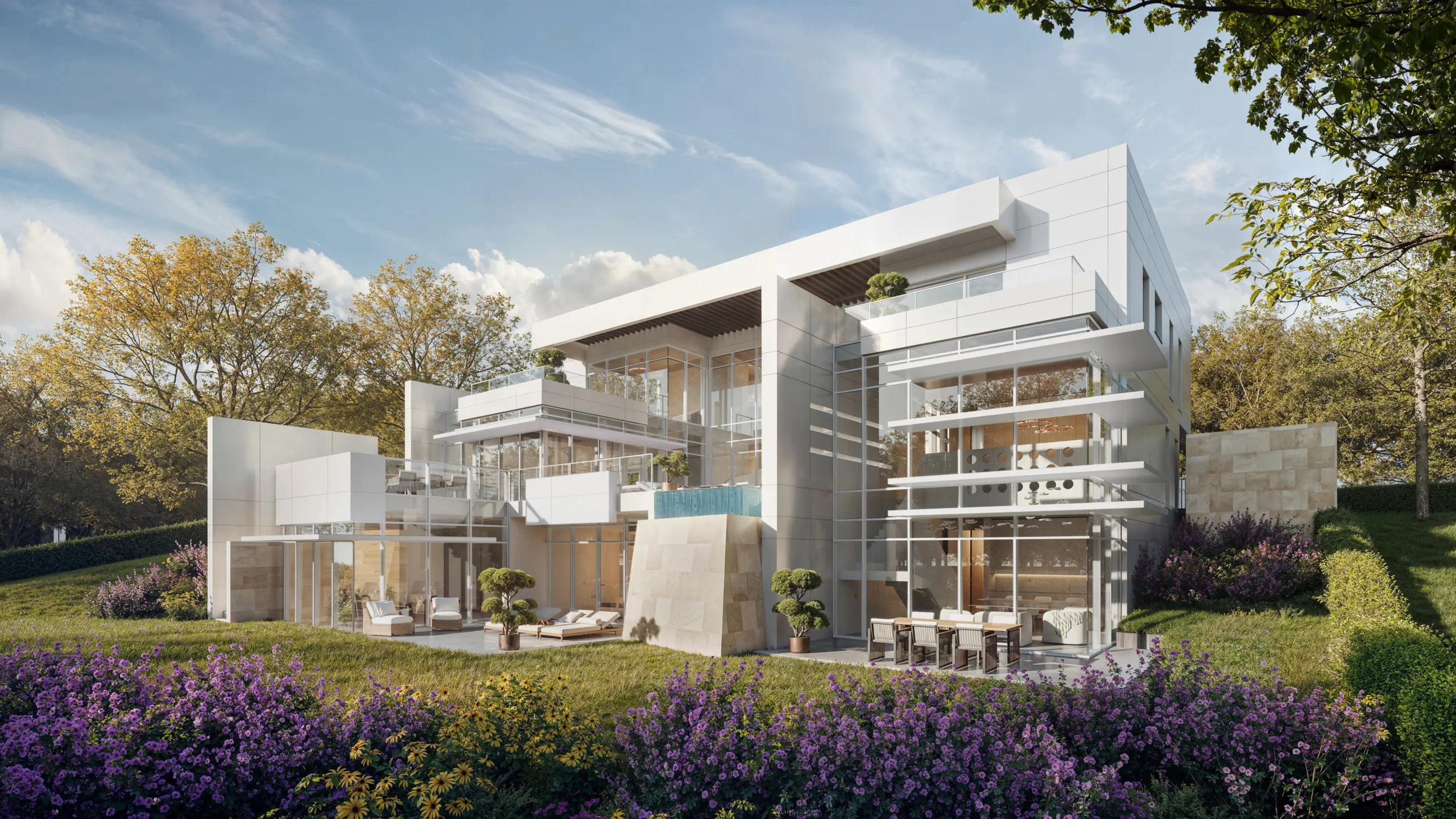 Hangelberg Residence contemporary villa project in Senden