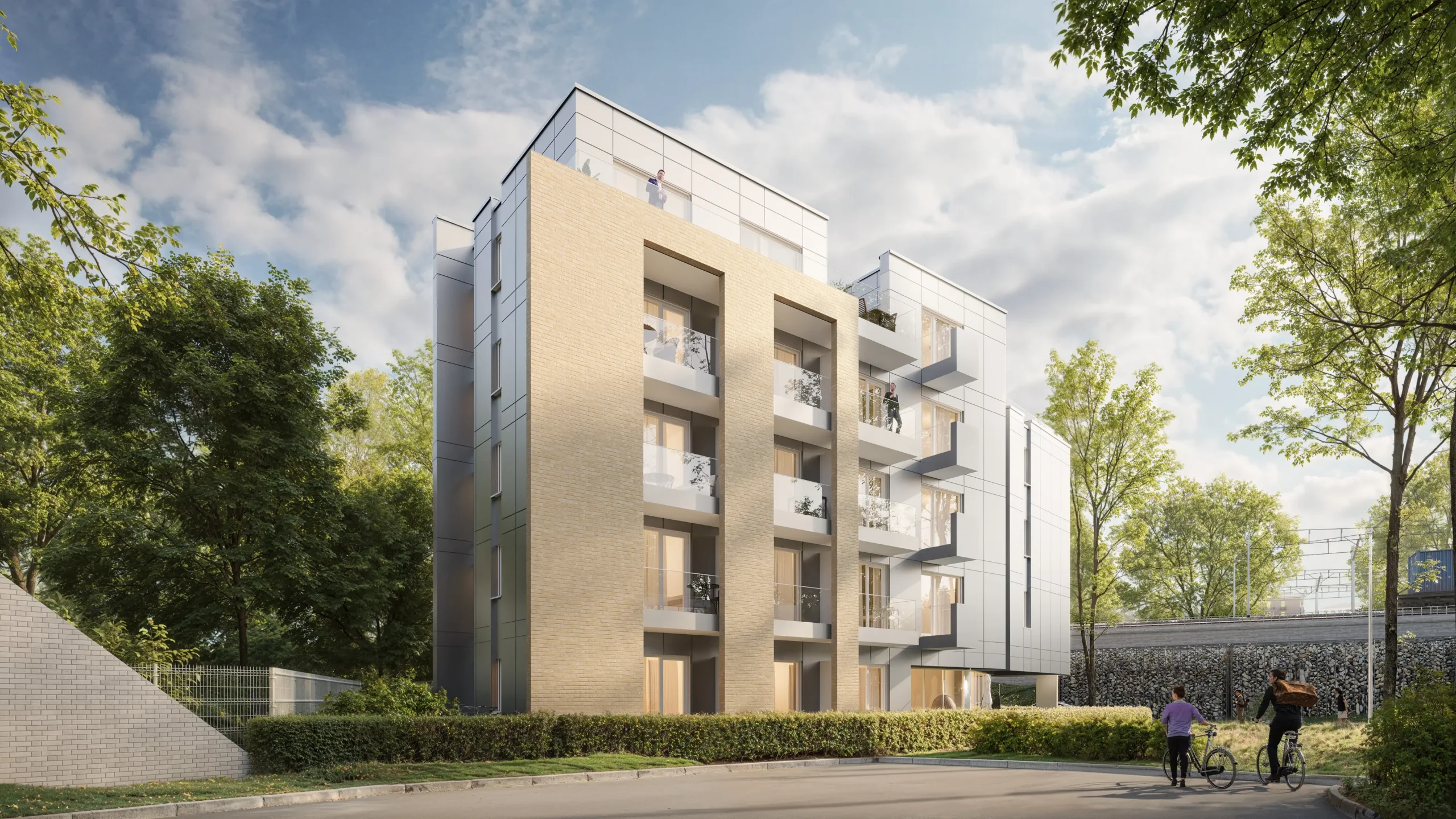 The Damm 1 student housing architecture project in Neu-Ulm