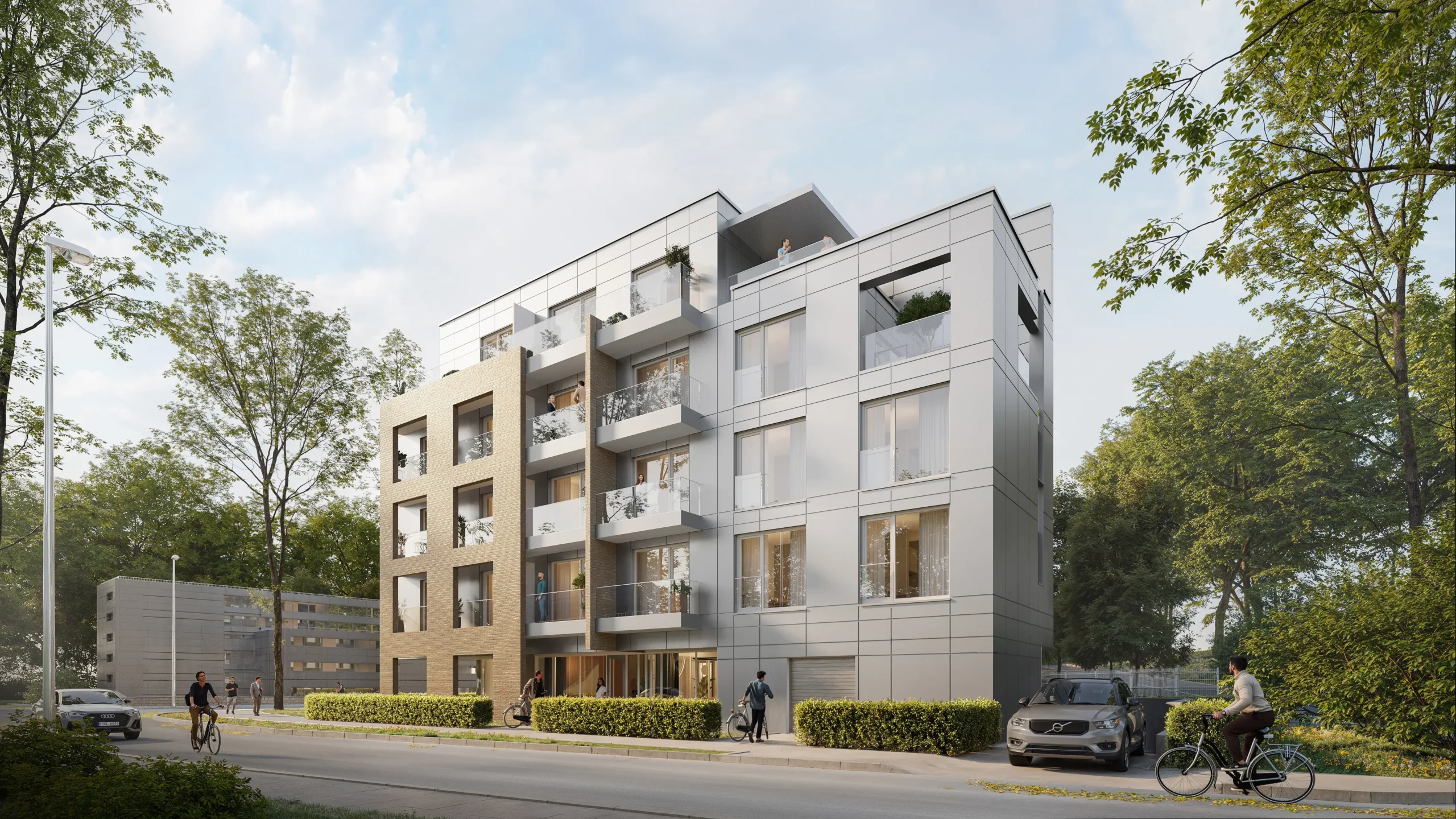 The Damm 1 student housing architecture project in Neu-Ulm