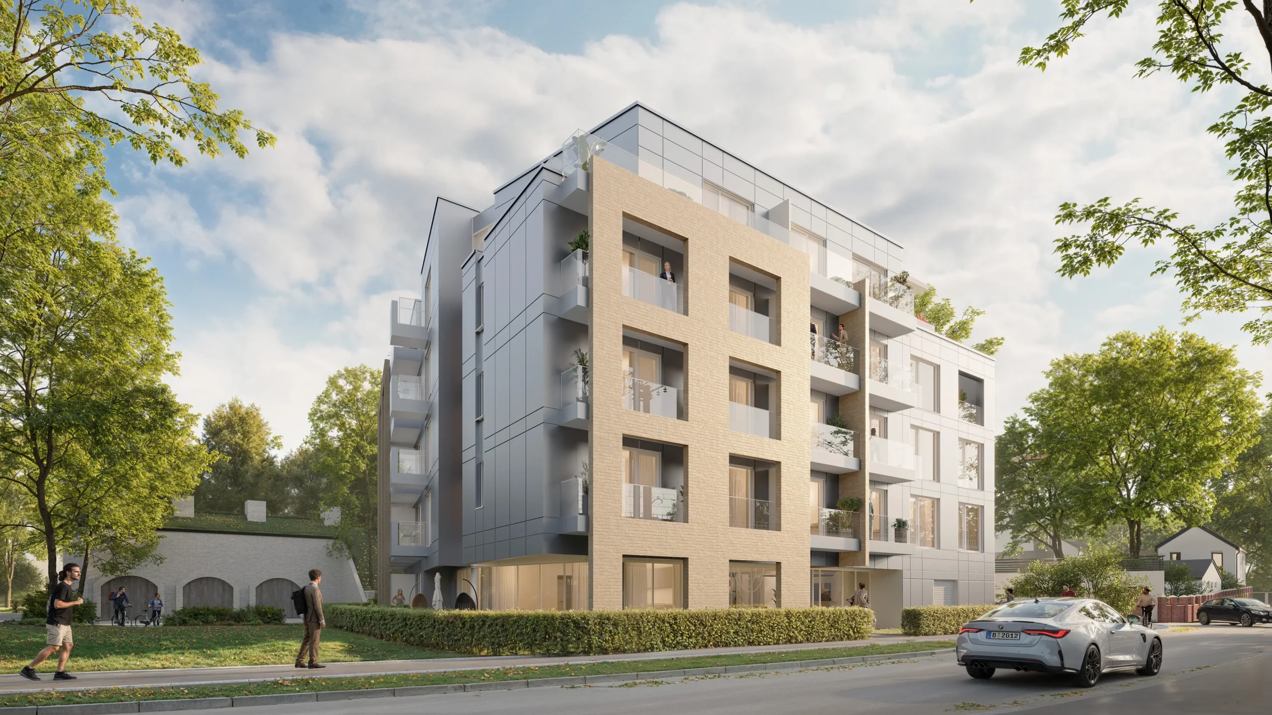 The Damm 1 student housing architecture project in Neu-Ulm