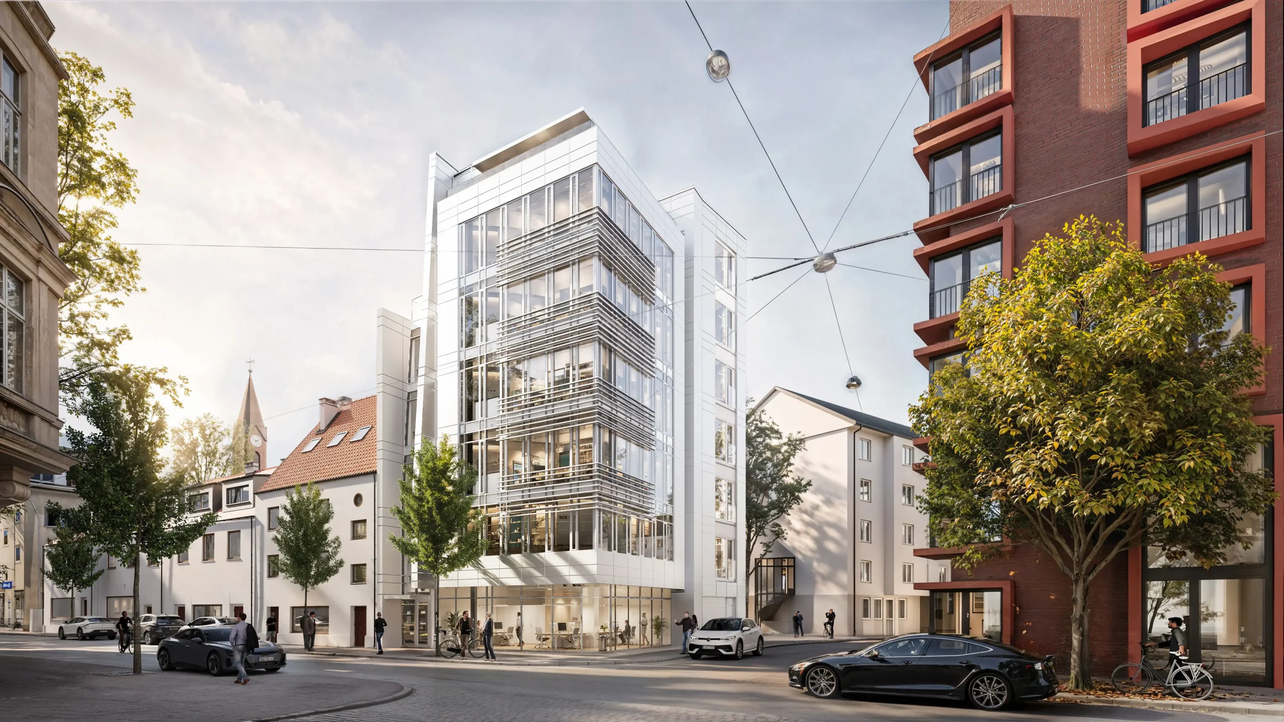 Turm 30 mixed-use architecture project in Neu-Ulm