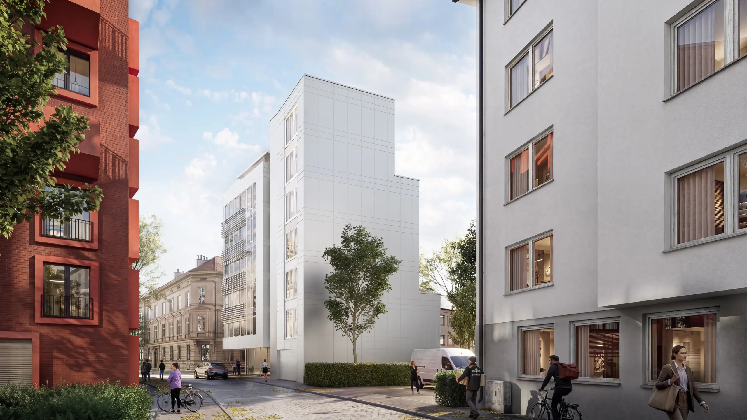 Turm 30 mixed-use architecture project in Neu-Ulm